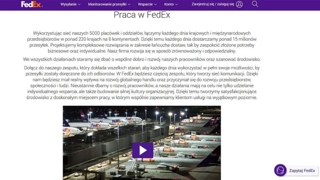 fedex telefon